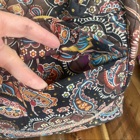 Black Floral Bandana Shoulder Bag - Picture 9 of 13